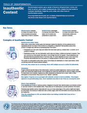 Disinformation graphic