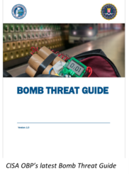 Bomb Threat Guide Front Cover