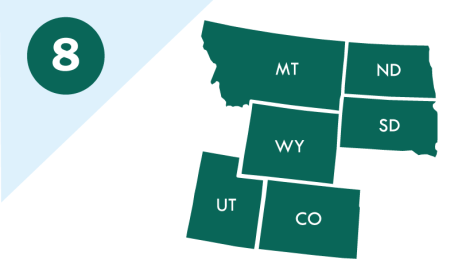 Region 8 Map