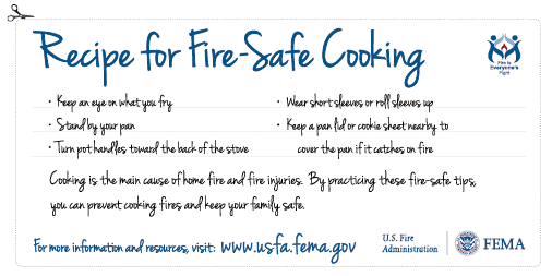 Recipe for Fire-Safe Cooking