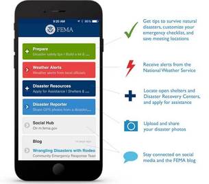 FEMA App Features