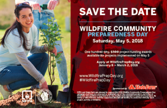 Wildfire Community Preparedness Day, Saturday, May 5, 2018