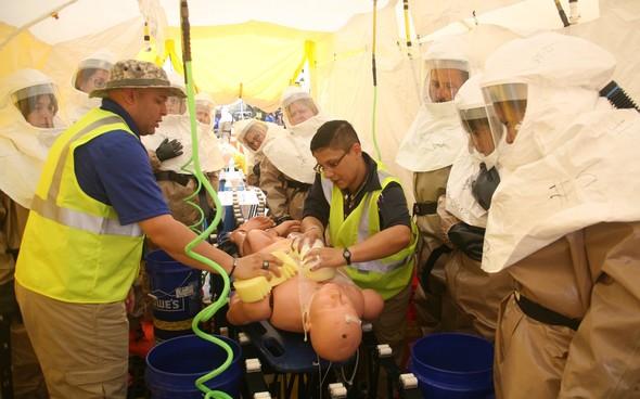 CDP staff train emergency responders and healthcare professionals on how to effectively handle mass casualty incidents.