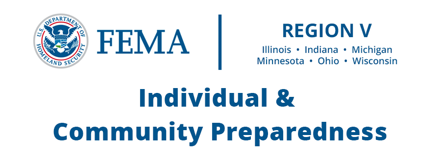 Region Five Individual and Community Preparedness banner