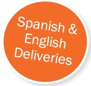 spanish and english deliveries