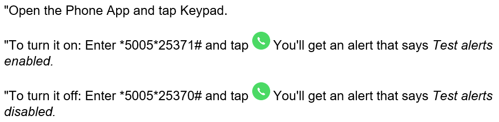 iOS tap procedure