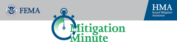 Mitigation Minute for August 26, 2020. Header.