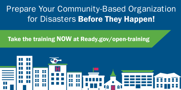 Community Based Organization Disaster Training graphic