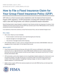 Spring Flooding: NFIP Claims & Resources