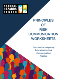 Principles of Risk Communication Worksheets