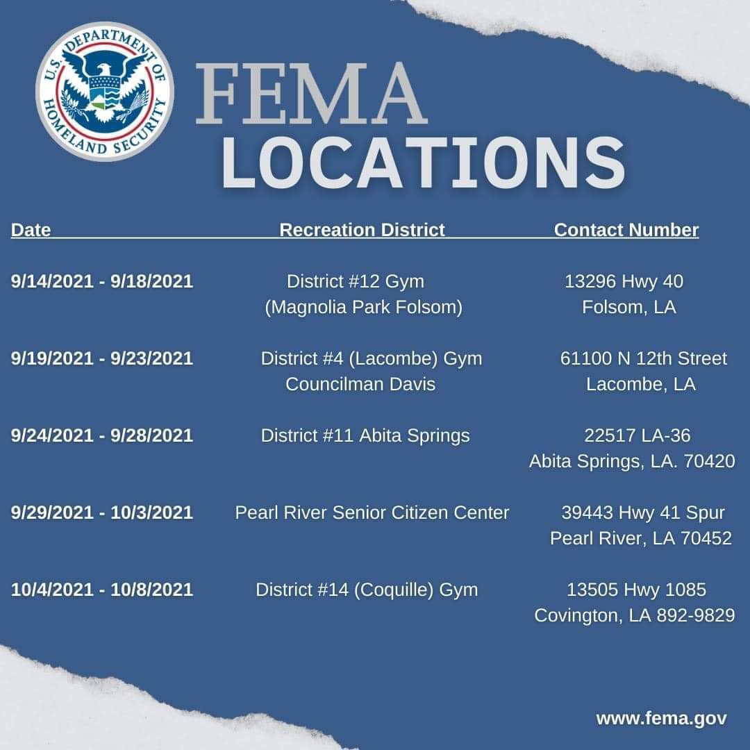 Disaster Recovery Centers