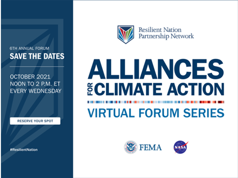 Alliances For Climate Action Virtual Forum Series