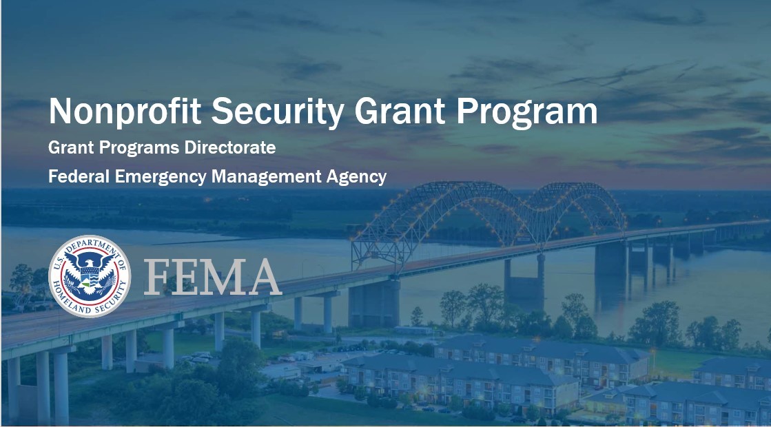 INVITATION Nonprofit Security Grant Program Informational Webinar