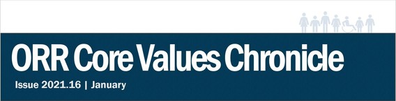 ORR Core Values Chronicles Banner January 2022