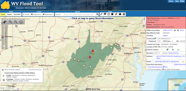 WV Flood Tool