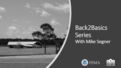 FEMA Region 6 Training icon for the Back2Basics series of webinars. Shows flooded home in black and white with FEMA and NFIP logo