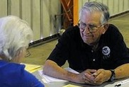 Photo of staff at Disaster Recovery Center