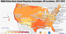 NOAA Urban Heat Mapping Campaigns 2017-2022