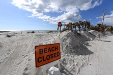 Florida's coastline after Hurricane Ian.