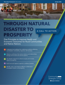 Through Natural Disaster to Prosperity: A Call to Action