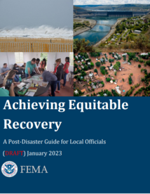 FEMA Draft Achieving Equitable Recovery