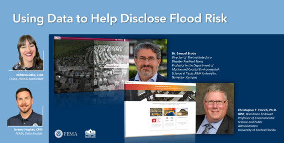 Webinar promo for FEMA Region 6 Hazard Disclosure sites webinar