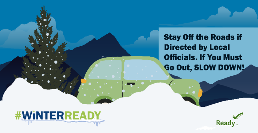 Winter Ready - Stay off the roads