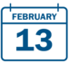 Feb. 13 Calendar 