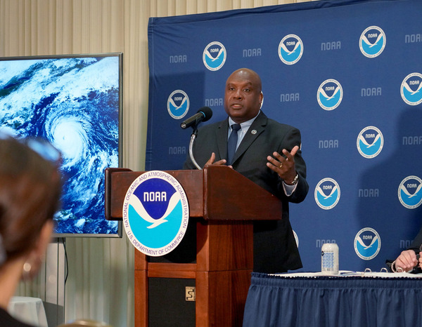 F2 NOAA Atlantic hurricane season prediction press event 