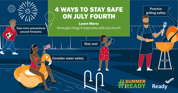 July 4 Preparedness Tips Infographic