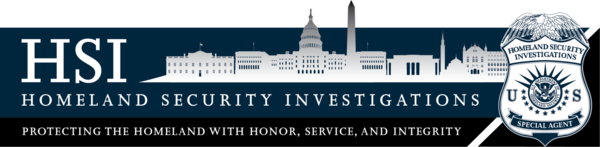 Homeland Security Investigation - Protecting the Homeland with honor, service and integrity