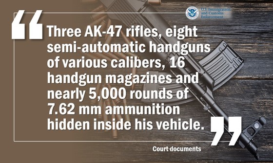 Texas firearm smuggle