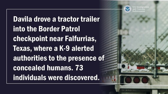 South Texas truck driver convicted of smuggling 73 people