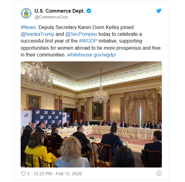 Deputy Secretary Karen Dunn Kelley Women’s Global Development and Prosperity Initiative