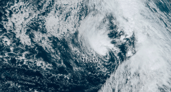 Subtropical Storm Theta 