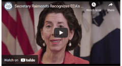 Secretary Raimondo Recognizes EDA's $1 Billion Milestone in CARES Act Grants Awarded