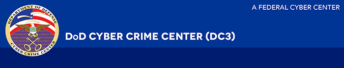 Department of Defense Cyber Crime Center (DC3) banner graphic