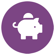 M3 Piggy bank icon