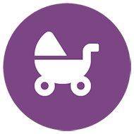 M3 Baby carriage icon