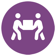 M3 Two people moving box icon