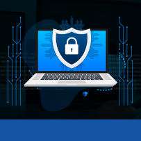 Image of a computer graphic with high tech elements in background