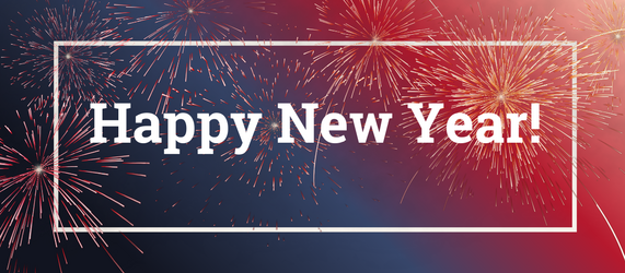 Happy new year image with fireworks