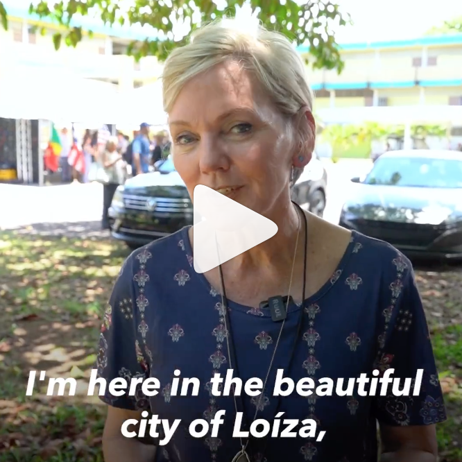 Secretary Granholm in Loíza, Puerto Rico