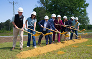 OE Chief of Staff, James Young, participating in the groundbreaking for Project STEEL 