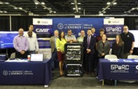 OE team and booth at the Utilities Technology Council Telecom and Technology Conference