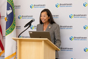 Assistant Secretary Katie Jereza announces an $11.5 million research project at Brookhaven National Laboratory (BNL)