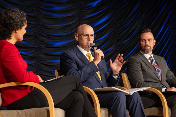 Mary Sotos, Dale Marks, and Tyler Harris