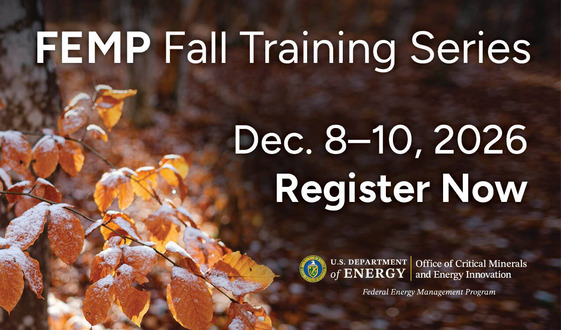 Fall Training Series Announcement