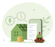 Energy savings graphic