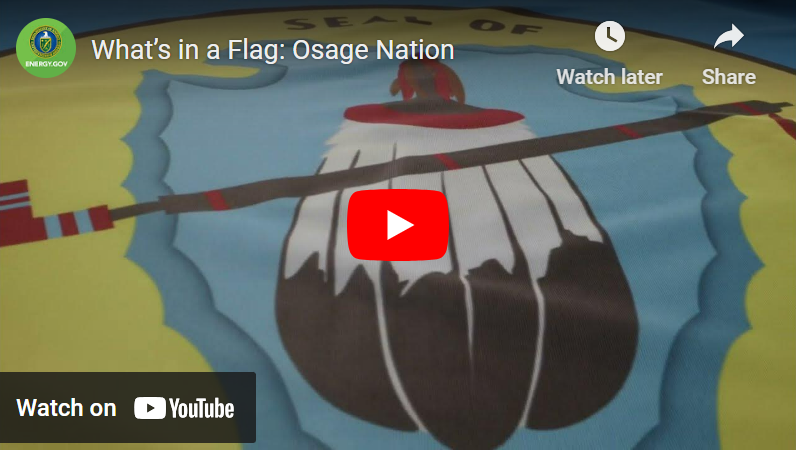 Osage flag video